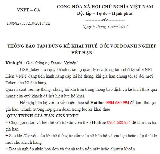 Nội dung một mail của kẻ lừa gạt, được Khách hàng gửi đến cho TTKD VNPT - Hậu Giang: