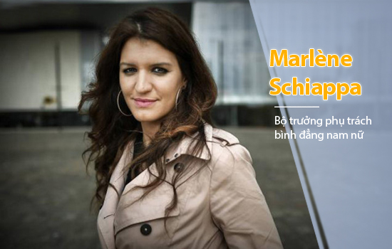 Bà Marlene Schiappa, 35 tuổi, một người viết blog nổi tiếng với biệt danh 
