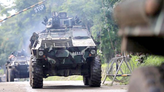 Quân đội Philippines tăng cường lực lượng chống khủng bố ở Marawi 