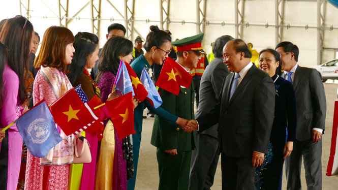 ​Thủ tướng Nguyễn Xuân Phúc đến New York, bắt đầu thăm Hoa Kỳ 