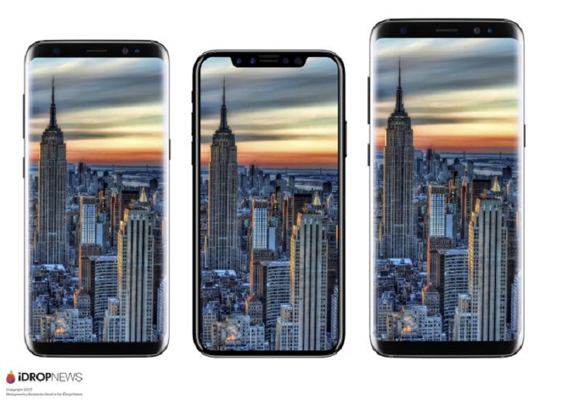 iPhone nằm giữa Galaxy S8 và S8 Plus