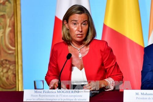 Đại diện cấp cao phụ trách chính sách an ninh và đối ngoại EU Federica Mogherini. Ảnh: THX/TTXVN