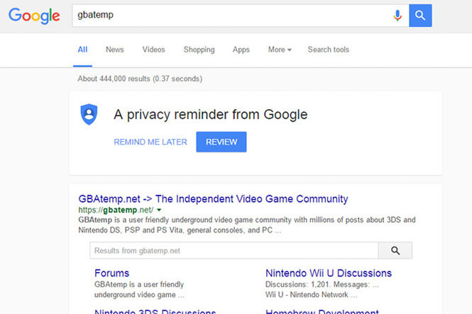 google thu nghiem giao dien tim kiem moi