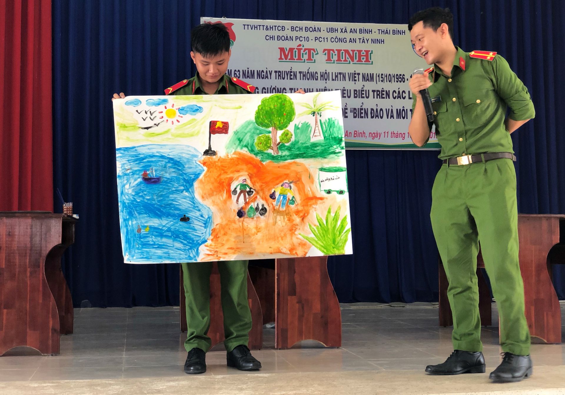 Thi Vẽ Tranh “Biển Đảo Và Môi Trường” - Báo Tây Ninh Online