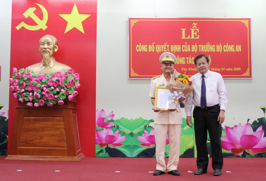 Bộ Công an bổ nhiệm phó Giám đốc Công an tỉnh Tây Ninh
