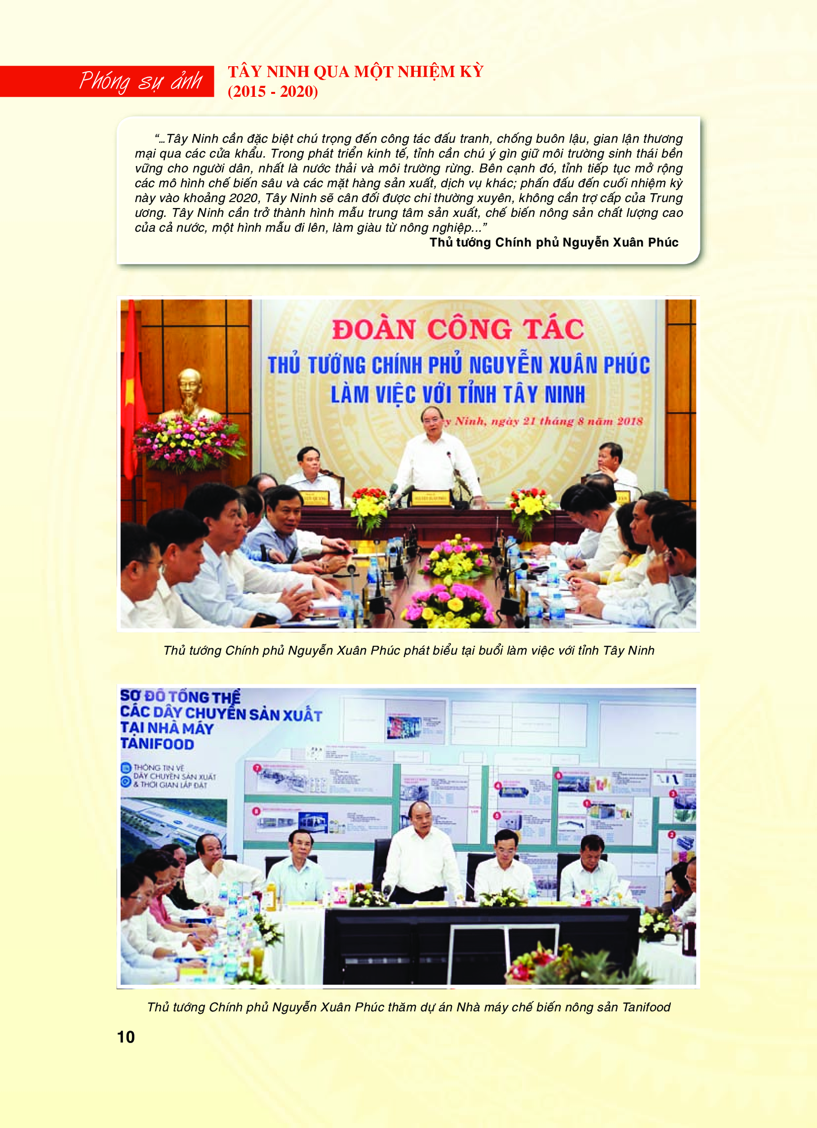 Lãnh đạo Đảng, Nhà nước, các Ban, Bộ, ngành Trung Ương đến thăm và làm việc tại Tây Ninh