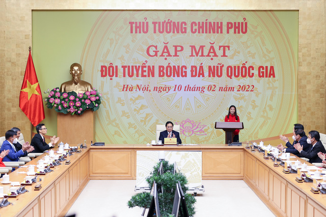 Thủ tướng Phạm Minh Chính: Tôi gọi các nữ tuyển thủ là những “cô gái kim cương”  - Ảnh 6.