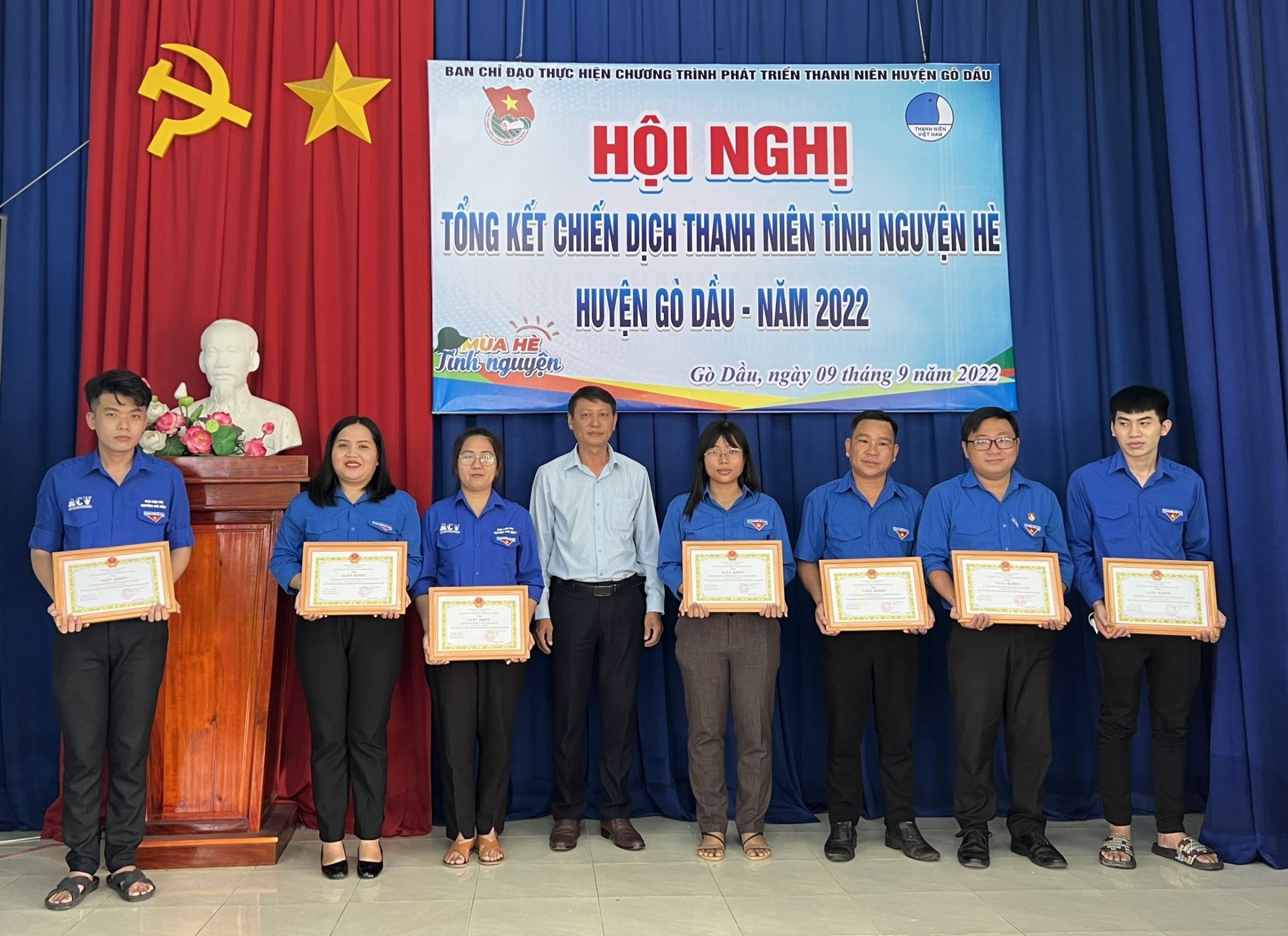 Gò Dầu: Tổng kết chiến dịch tình nguyện hè 2022