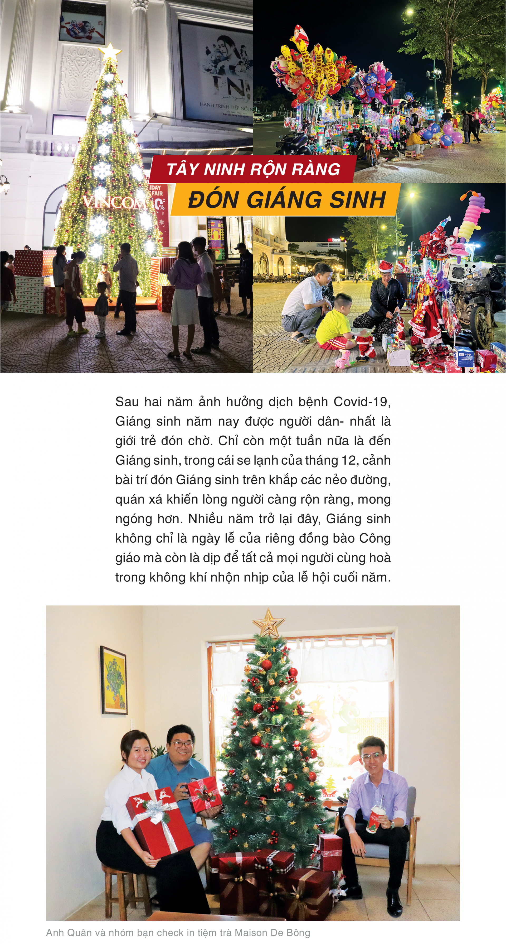 Tây Ninh rộn ràng đón Giáng sinh