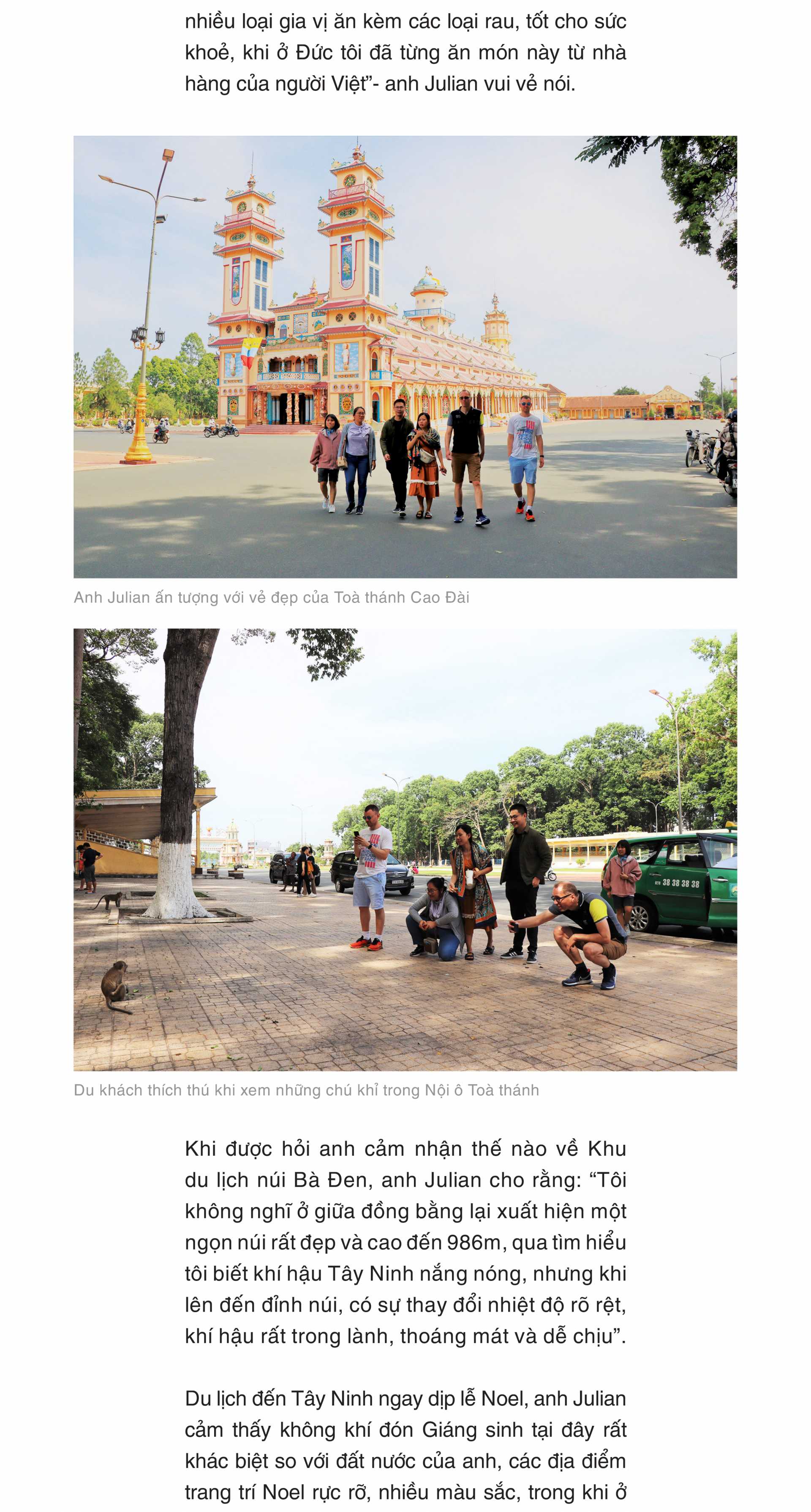 Du lịch Tây Ninh - góc nhìn của du khách quốc tế