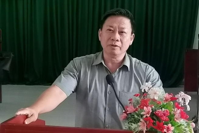Chủ tịch UBND tỉnh Nguyễn Thanh Ngọc phát biểu