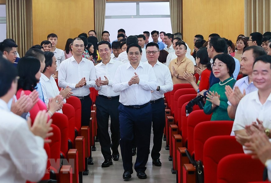 Thủ tướng Phạm Minh Chính thăm, làm việc với Hội Nhà báo Việt Nam ảnh 1