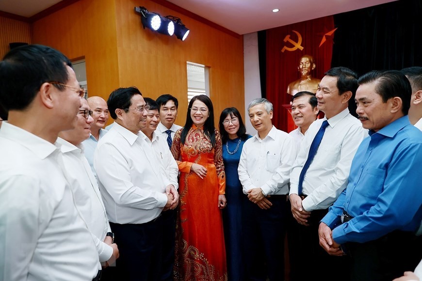Thủ tướng Phạm Minh Chính thăm, làm việc với Hội Nhà báo Việt Nam ảnh 3