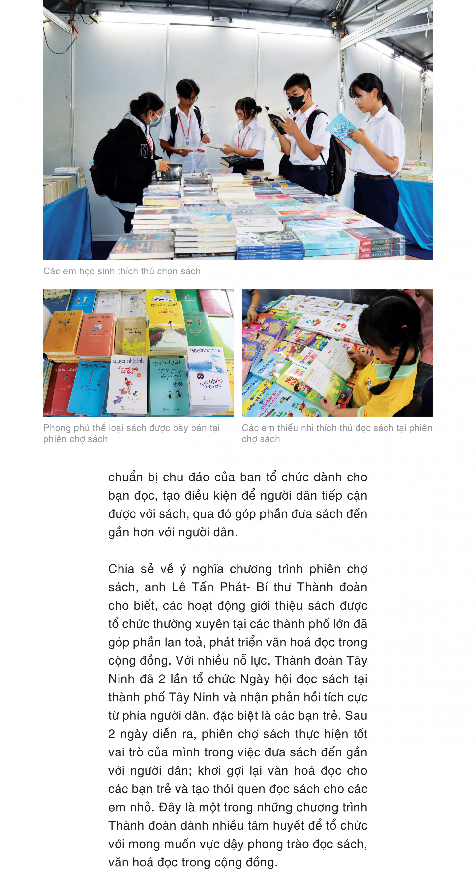 Phiên chợ sách - Thúc đẩy văn hoá đọc, tạo sân chơi cho người dân