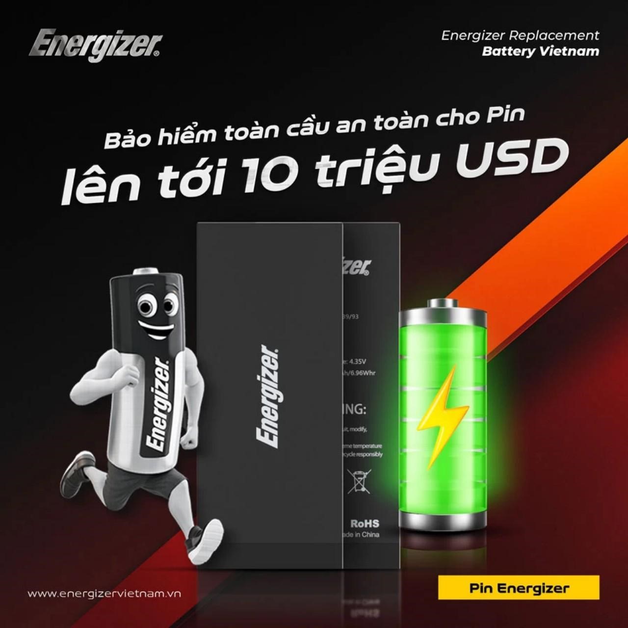 A black and white advertisement with a cartoon character and a batteryDescription automatically generated