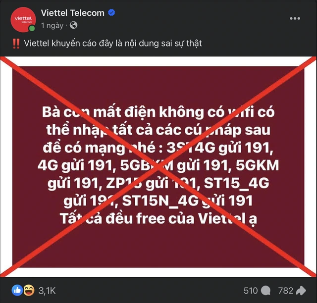 Tràn lan fanpage lừa đảo ăn theo mùa bão lũ- Ảnh 2.