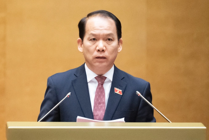 Chủ nhiệm Ủy ban Pháp luật và Tư pháp Hoàng Thanh Tùng. Ảnh: Cổng TTĐT Quốc hội