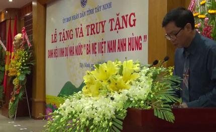 Tặng và truy tặng danh hiệu Bà mẹ Việt Nam Anh hùng