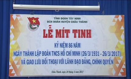 Châu Thành họp mặt kỷ niệm 86 năm Ngày thành lập Đoàn TNCS Hồ Chí Minh