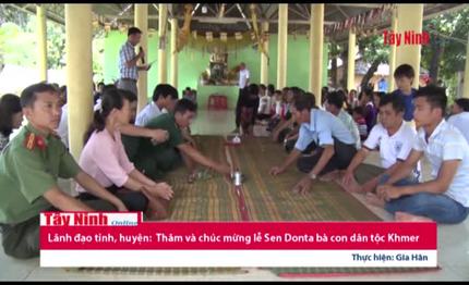 [Video] Lãnh đạo tỉnh:  Thăm, chúc mừng lễ Sen Dolta của bà con dân tộc Khmer