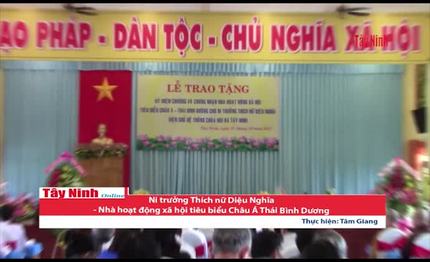 Ni trưởng Thích nữ Diệu Nghĩa - Nhà hoạt động xã hội tiêu biểu Châu Á Thái Bình Dương