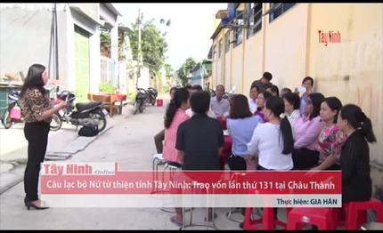 CLB Nữ từ thiện tỉnh Tây Ninh: Trao bò cho người nghèo tại Châu Thành