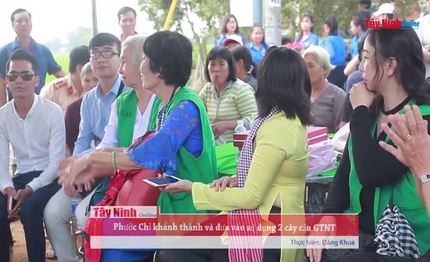 Trảng Bàng: Khánh thành, đưa vào sử dụng 2 cây cầu GTNT