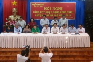Tổng kết hoạt động HĐND tỉnh, huyện, thành phố năm 2017