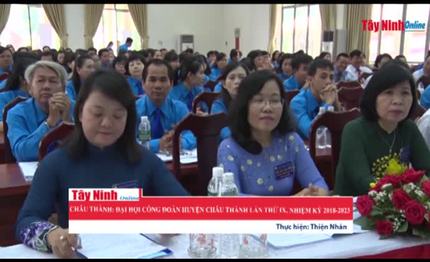 Đại hội LĐLĐ huyện Châu Thành lần thứ IX, nhiệm kỳ 2018-2023