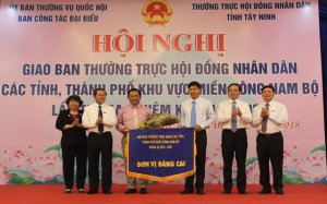 Hội nghị giao ban Thường trực HĐND các tỉnh, thành phố khu vực miền Đông Nam bộ