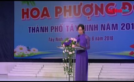 Hội thi Hoa phượng đỏ Thành phố Tây Ninh năm 2018