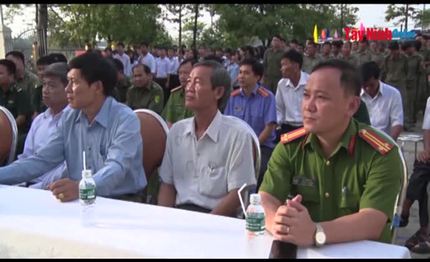 Châu Thành: Mít tinh hưởng ứng Tháng hành động phòng, chống ma túy