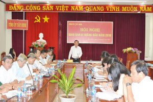 Ban Thường vụ Tỉnh ủy: Giao ban công tác 6 tháng đầu năm 2018