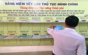 Công tác cải cách hành chính có những chuyển biến tích cực