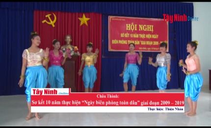 Châu Thành: Sơ kết 10 năm thực hiện “Ngày biên phòng toàn dân”  giai đoạn 2009 – 2019