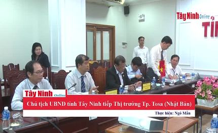 Chủ tịch UBND tỉnh tiếp Thị trưởng thành phố Tosa (Nhật Bản)