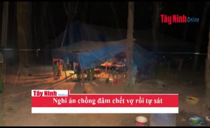 Nghi án chồng đâm chết vợ rồi tự sát