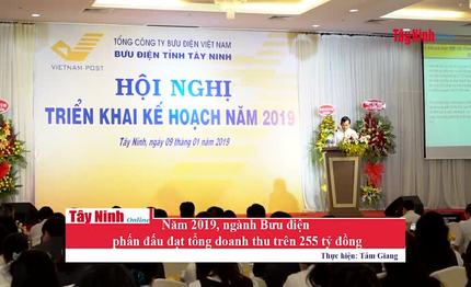 Năm 2019, ngành Bưu điện phấn đấu đạt tổng doanh thu trên 255 tỷ đồng