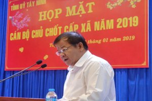 Tây Ninh: Họp mặt cán bộ chủ chốt cấp xã năm 2019