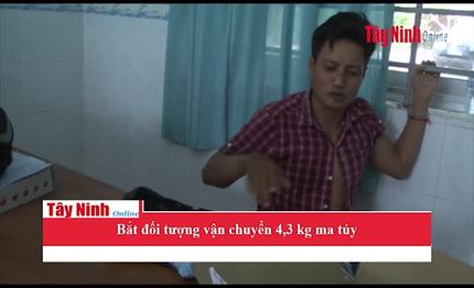 Bắt đối tượng vận chuyển 4,3 kg ma túy