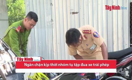 Ngăn chặn nhóm tụ tập đua xe trái phép