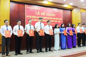 Bế giảng lớp bồi dưỡng cán bộ dự nguồn BCH Đảng bộ tỉnh và các chức danh lãnh đạo tỉnh
