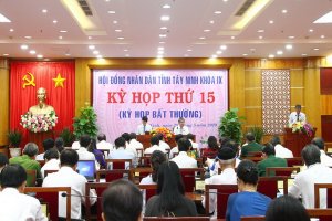 Kỳ họp thứ 15, HĐND tỉnh Tây Ninh, khóa IX, nhiệm kỳ 2016-2021