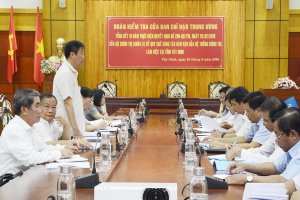 Đoàn Kiểm tra Ban Chỉ đạo Trung ương tổng kết Quyết định 290 làm việc tại Tây Ninh