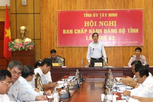 Hội nghị Ban Chấp hành Đảng bộ tỉnh lần thứ 62