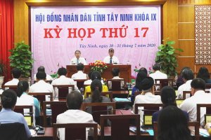 Khai mạc kỳ họp thứ 17, HĐND tỉnh Tây Ninh khoá IX, nhiệm kỳ 2016-2021