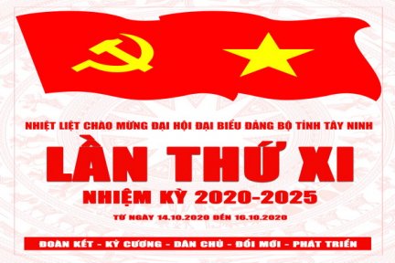 Trực tiếp Đại hội đại biểu Đảng bộ tỉnh Tây Ninh lần thứ XI, nhiệm kỳ 2020-2025