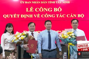 Kiện toàn các chức danh lãnh đạo Văn phòng UBND tỉnh Tây Ninh