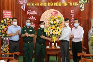 Lãnh đạo tỉnh thăm, chúc mừng Bộ đội Biên phòng tỉnh