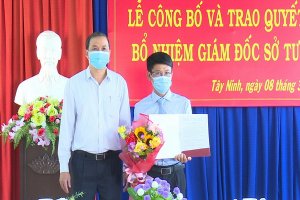 Ông Phạm Văn Đặng được bổ nhiệm làm Giám đốc Sở Tư pháp